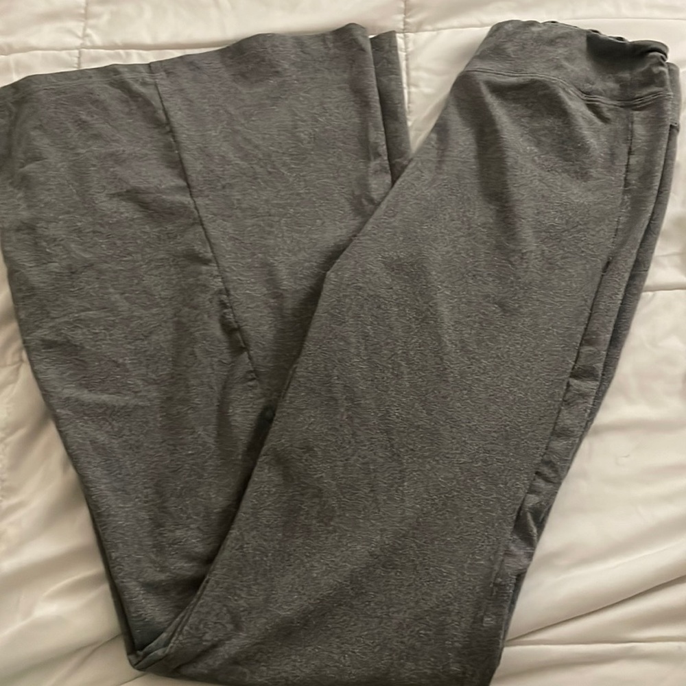 Gray Flare Leggings